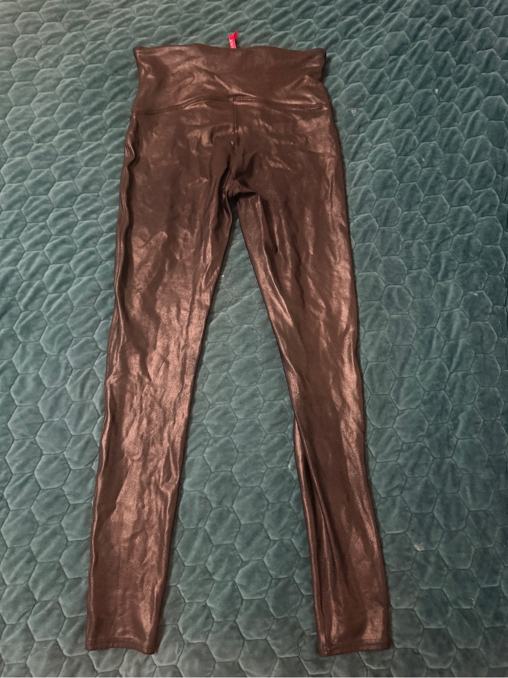 SPANX Black High-Waist Shapewear Leggings Large EUC